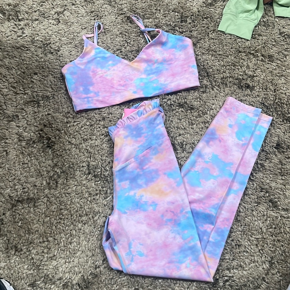 Love shack fancy x beach riot workout set